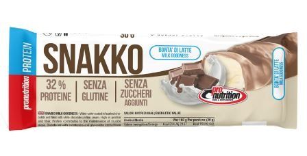 SNAKKO FIT BONTA' DI LATTE 30 GR - PRO NUTRITION