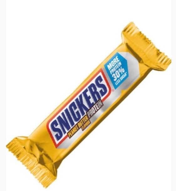PROTEIN SNICKERS BAR 30% LESS SUGAR BURRO D'ARACHIDI 47 GR