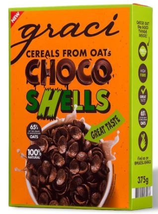 CEREALS CHOCO SHELLS 375GR - GRACI