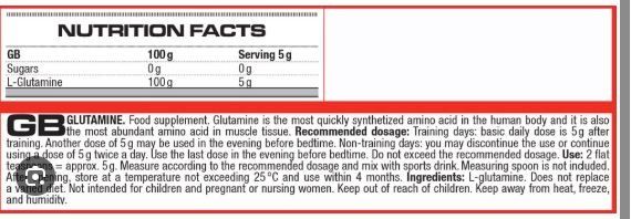 GLUTAMINE 500GR - NUTREND