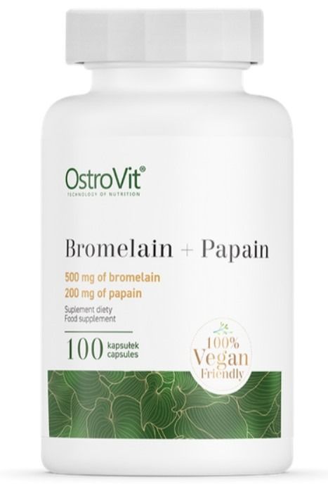 BROMELINA +  PAPAINA 100 CPS - OSTROVIT -