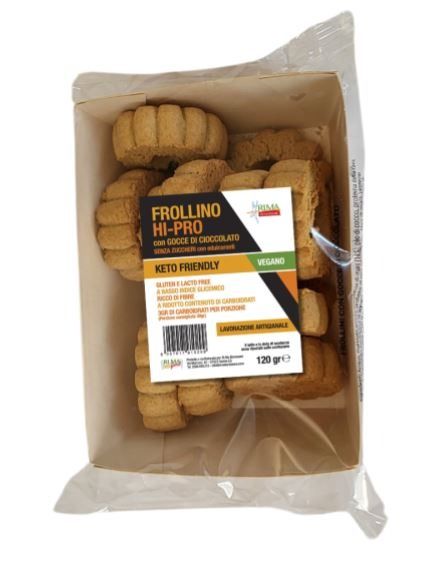 FROLLINI KETO HI PRO CON GOCCE DI CIOCCOLATO 120 GR - RIMA