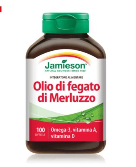 OLIO DI FEGATO DI MERLUZZO 100 CPS - JAMIESON