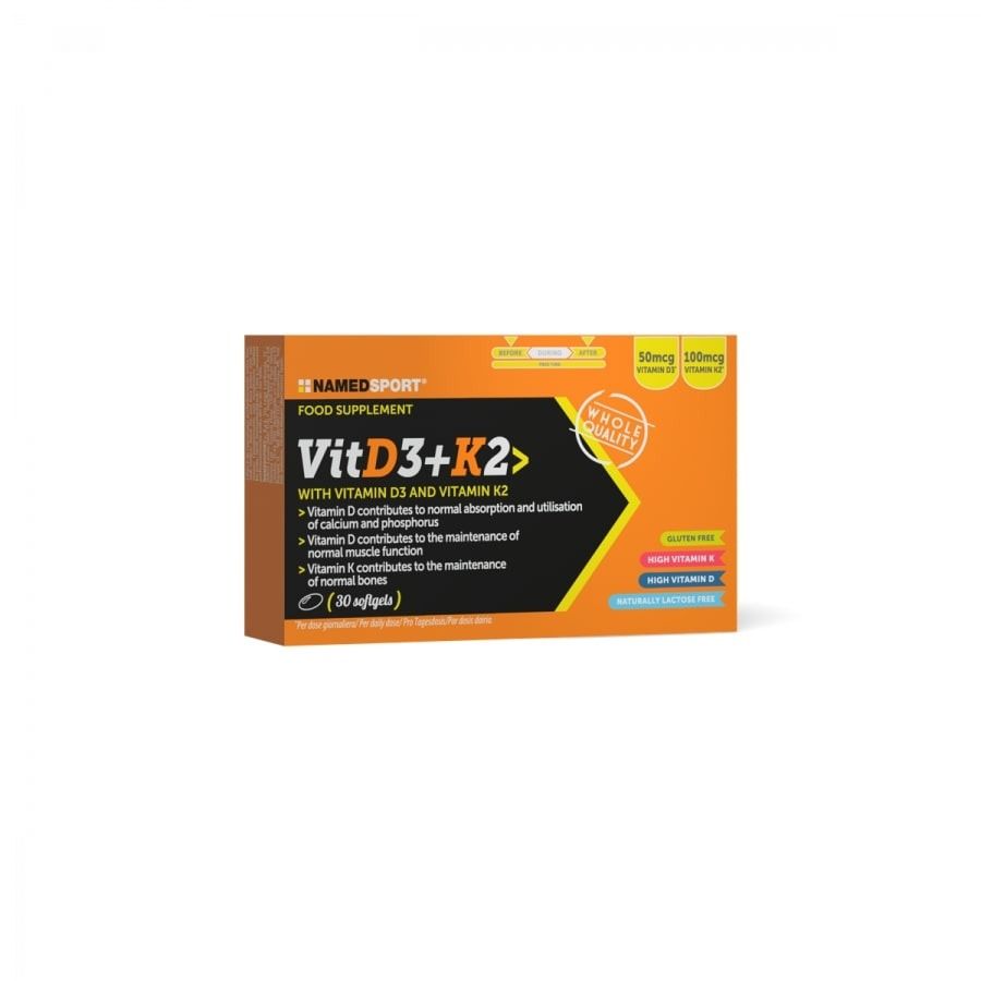 VIT D3 + K2  30 SOFTGELS - NAMED