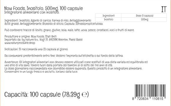 INOSITOL 100 CPS - NOW