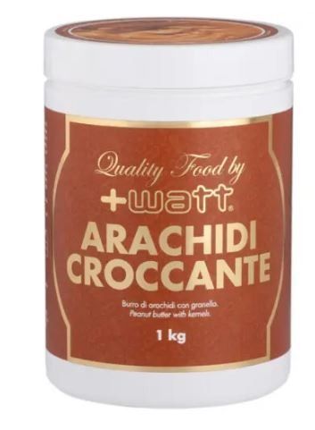 BURRO D'ARACHIDI CROCCANTE -1 KG- +WATT