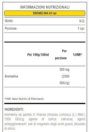 BROMELINA 60 CPR - WHY NATURE