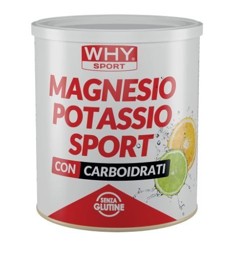 MAGNESIO POTASSIO SPORT CON CARBOIDRATI 300 GR - WHY SPORT