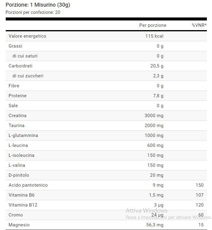 CREAPORT - 600 GR - NUTREND