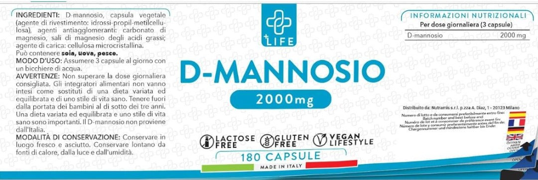 D-MANNOSIO 180 CPS - + LIFE