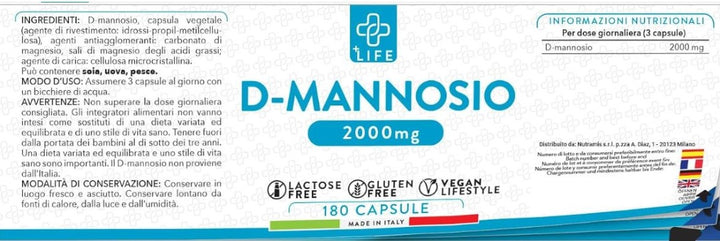 D-MANNOSIO 180 CPS - + LIFE