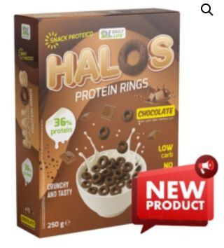 HALOS PROTEIN RINGS VEGAN 250GR - DAILY LIFE