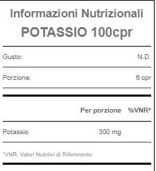 POTASSIO 100 CPR  - JAMIESON