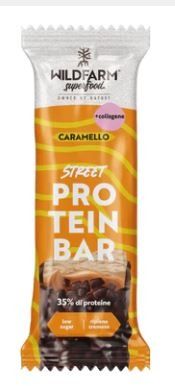 STREET PROTEIN BAR  +COLLAGENE 40GR - WILDFARM