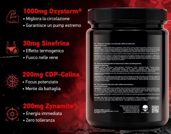 PRE WORKOUT BLACK FOCUS PRO 3.0 400 GR - BLACK FOCUS NUTRITION