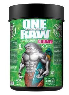 ONE RAW GLUTAMINE KYOWA  400 GR - ZOOMAD LABS -