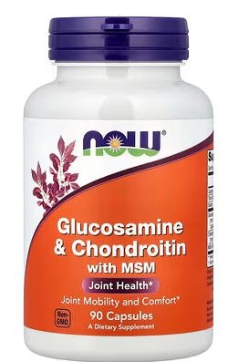 GLUCOSAMINE&CHONDROITIN WITH MSM 90CPS - NOW