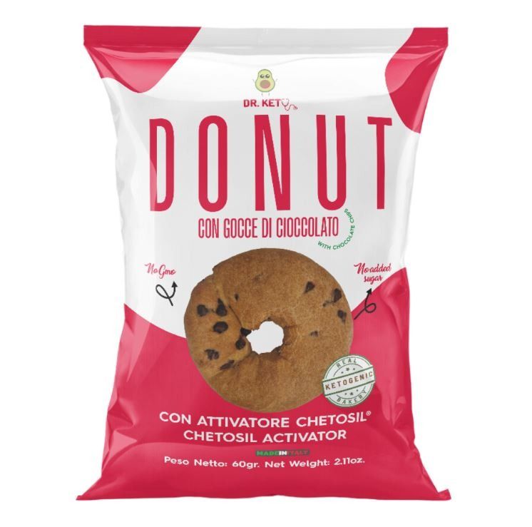 DONUT CLASSICO CON GOCCE DI CIOCCOLATO - DR. KETO