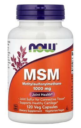 MSM METILSULFONILMETANO 120 CAPS - NOW