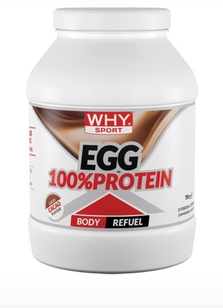 EGG PROTEIN 100% CIOCCOLATO 750 GR - WHY SPORT -