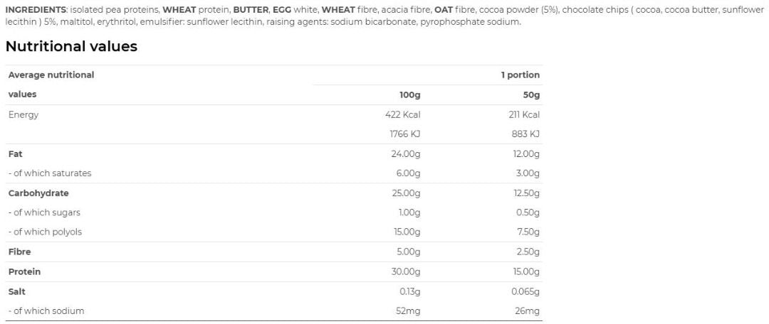 FROLLINO AL CACAO CON GOCCE 50 GR - FEELING OK