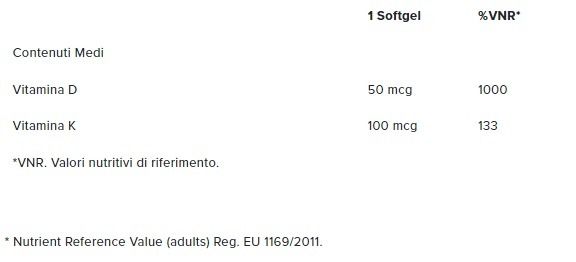 VIT D3 + K2  30 SOFTGELS - NAMED