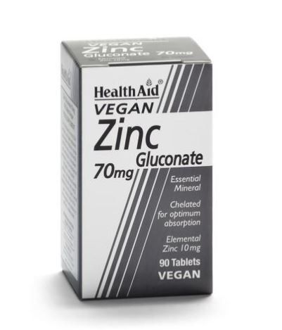 ZINC GLUCONATE 70MG 90'S - HEALTAID