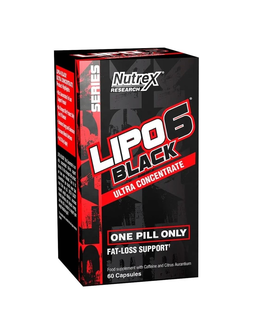 LIPO 6 BLACK ULTRA CONCENTRATE - NUTREX - 60 CPS