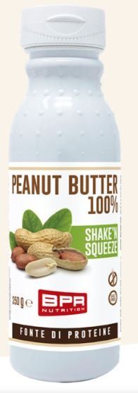 PEANUT BUTTER 100% SHAKE SQUEEZE 350GR - BPR