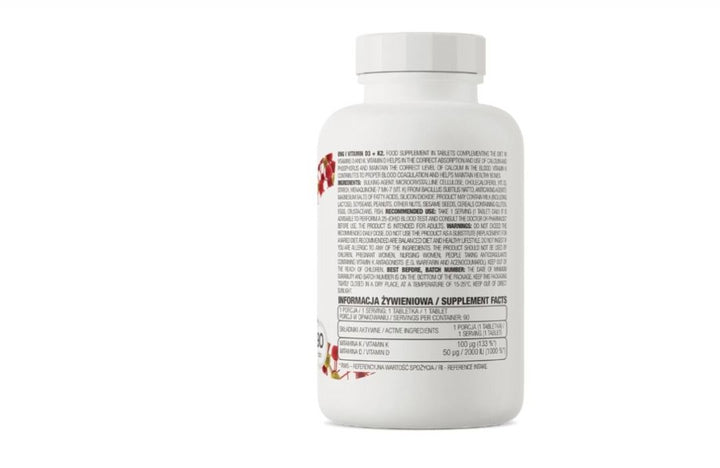 VITAMIN D3 + K2 90 CPR - OSTROVIT -