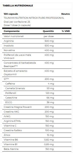 NITROX PURE 100CPS - TSUNAMI