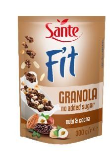 GRANOLA FIT CIOCCOLATO E NOCCIOLA 300 GR - SANTE