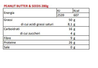 PEANUT BUTTER E SEEDS 280 GR - BPR NUTRITION