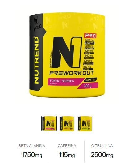 N1 PRO 300 GR PRE WORKOUT - NUTREND