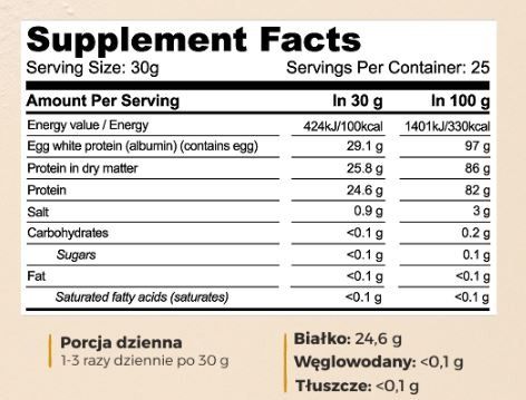 EGG PROTEIN 750GR - HIRO LAB