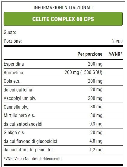 CELITE COMPLEX 60 CPS - WHY NATURE