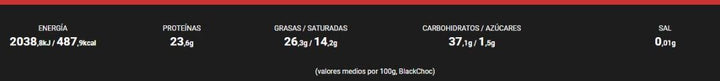 BLACK MAX  TOTAL CHOC 100 GR - MAX PROTEIN