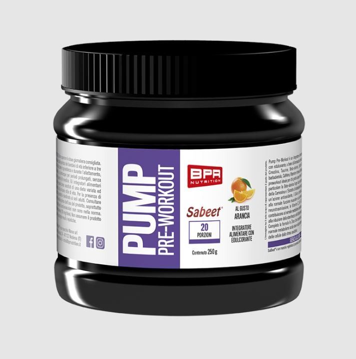 PUMP PRE WORKOUT CAFFEINE FREE 250 GR - BPR