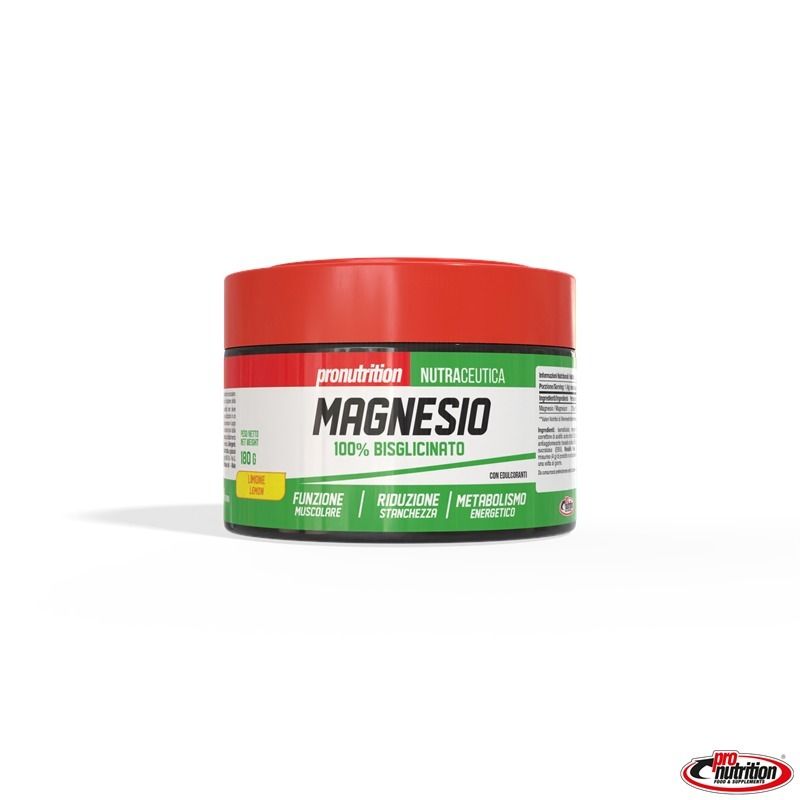 MAGNESIO BISGLICINATO 180 GR  LEMON - PRO NUTRITION