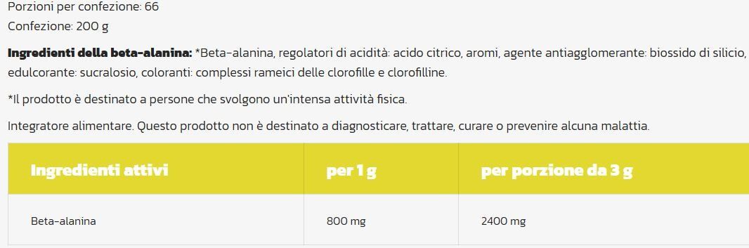BETA ALANINE 200GR - HIRO LAB