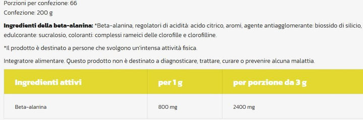 BETA ALANINE 200GR - HIRO LAB
