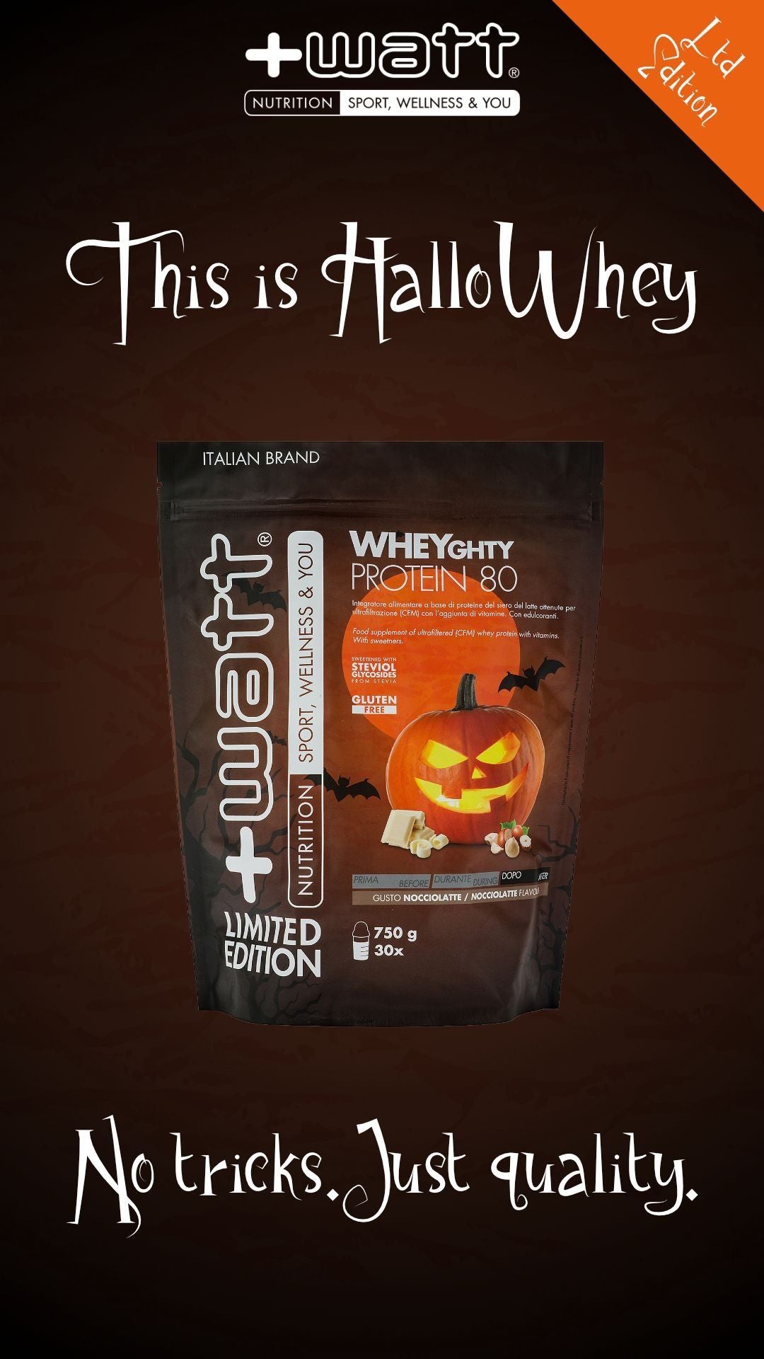 WHEYGNTY PROTEIN  HALLOWHEY 80 750GR - WATT