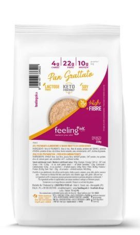 PAN GRATTATO KETO - FEELING OK 250 GR