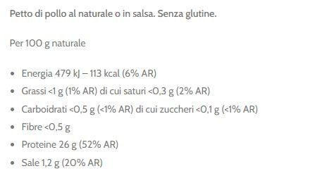 PETTO DI POLLO AL NATURALE  155 GR - DAILY LIFE