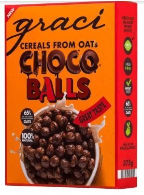 CEREALS CHOCO BALLS 375GR - GRACI