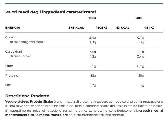 Veggie Licious Protein 750 gr - BPR