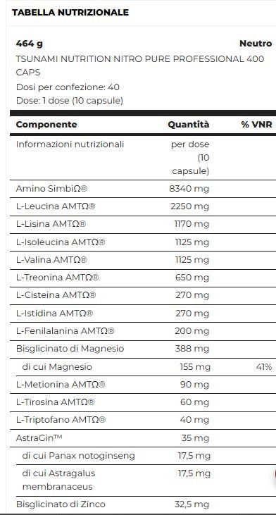 NITRO PURE PROFESSIONALE EAA AMTO - TSUNAMI