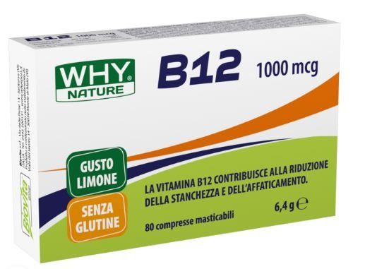 VITAMINA B12 1000 80 CPR - WHY SPORT