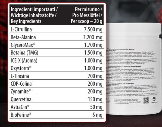 BLACK FOCUS PRO ZERO 400GR