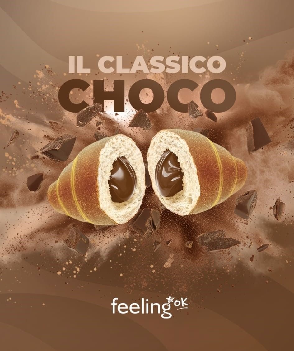 CROISSANT PROTEIN RIPIENO 50GR - FEELING